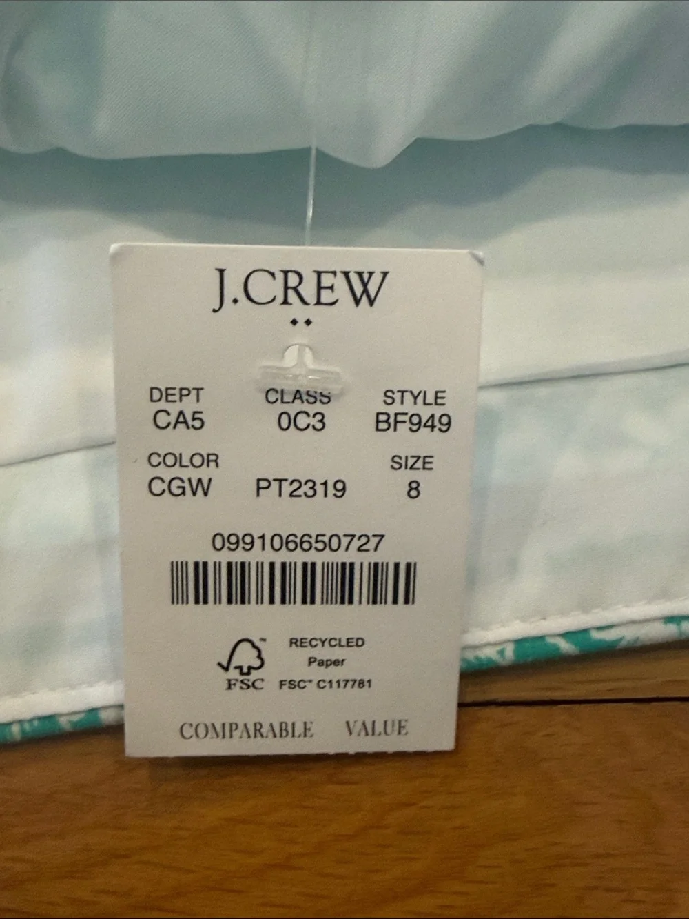 J.Crew women’s floral pencil skirt size 8 .NWT